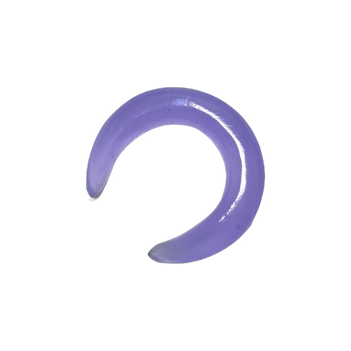 Lavender Chalcedony Stone Handmade Septum Crescent Pincher, Sizes 2mm - 12mm