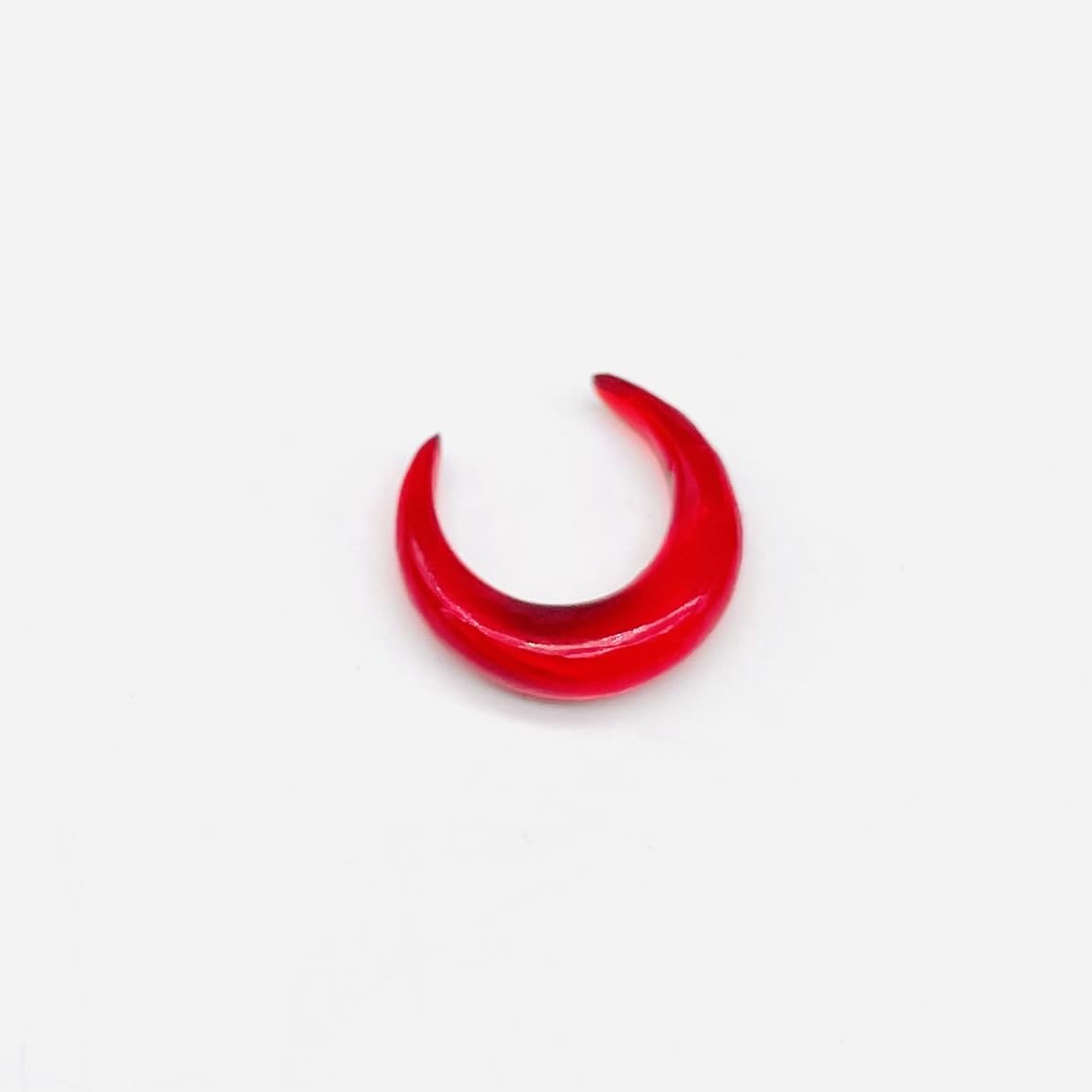Red Quartz Stone Handmade Septum Pincher Tusk Naga Body Jewelry Gauges Size 12g (2mm) to 1/2" (12mm) Customized Size & Wholesale Also Available