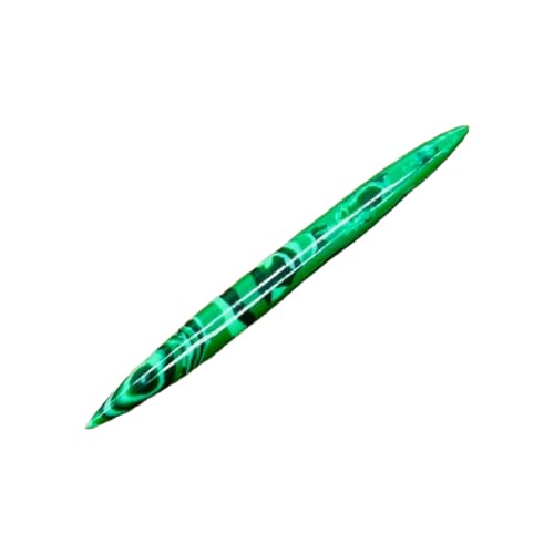 Malachite Crystal Tribal Septum Pincher & Spike Naga Body Piercing Jewelry Gauges, 12g (2mm) to 1/2 inch (12mm), Customized Size Available, Green