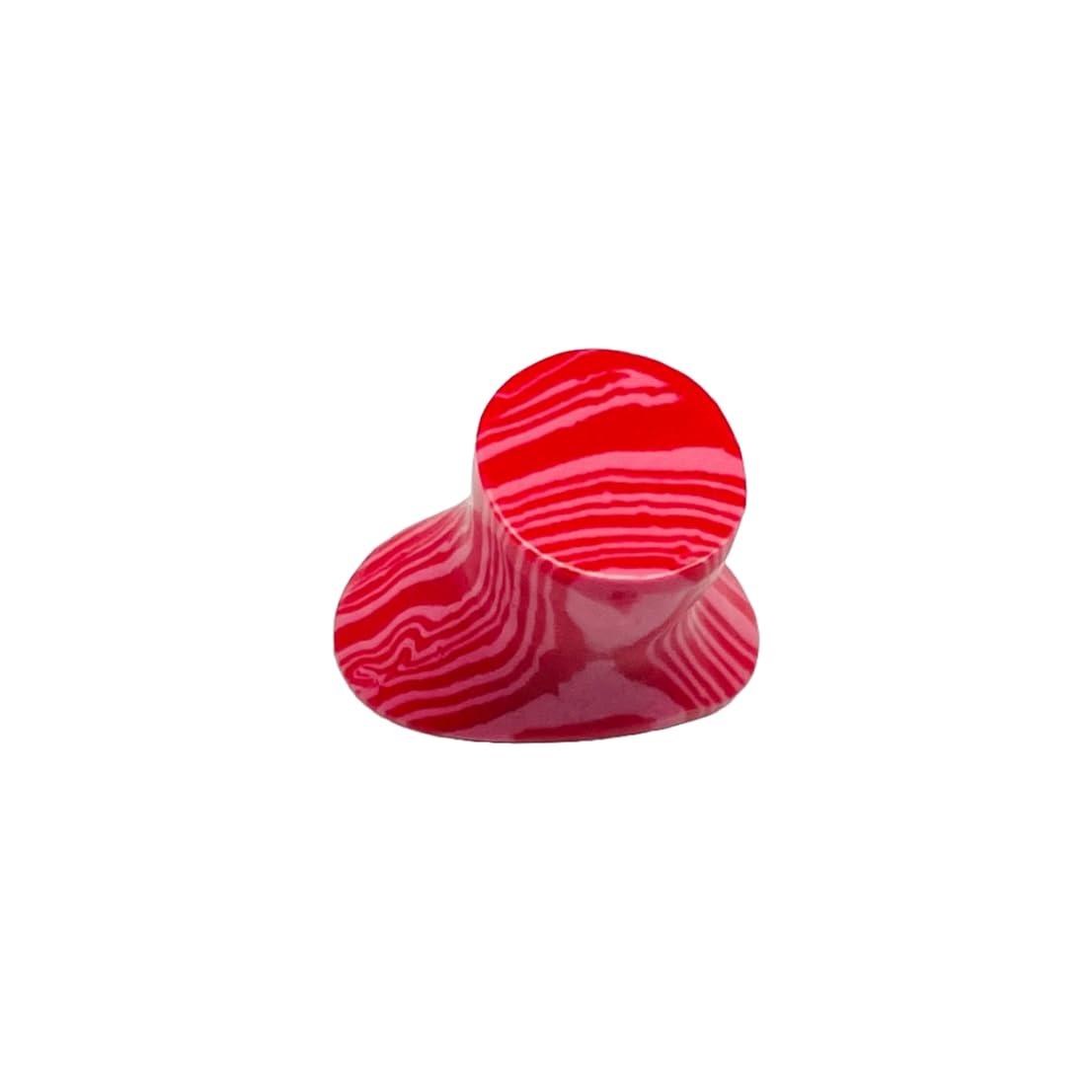 Red Malachite Crystal Body Piercing Labret Plugs, 2mm to 30mm Sizes