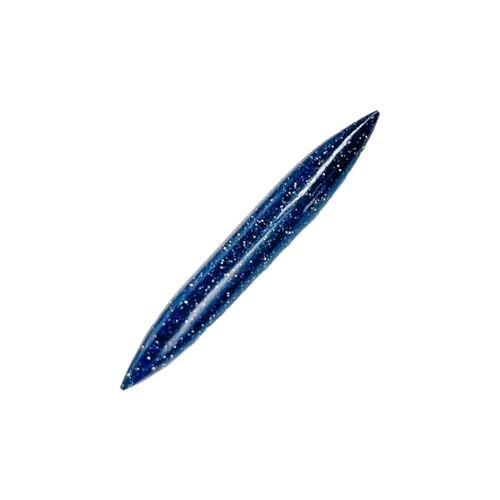Uni Crafts Blauer Sonnenstein-Kristall, handgefertigter Naga-Piercingschmuck, Septum-Stoßzahn, 14 G (1,6 mm) bis 1/2 Zoll (12 mm), anpassbar