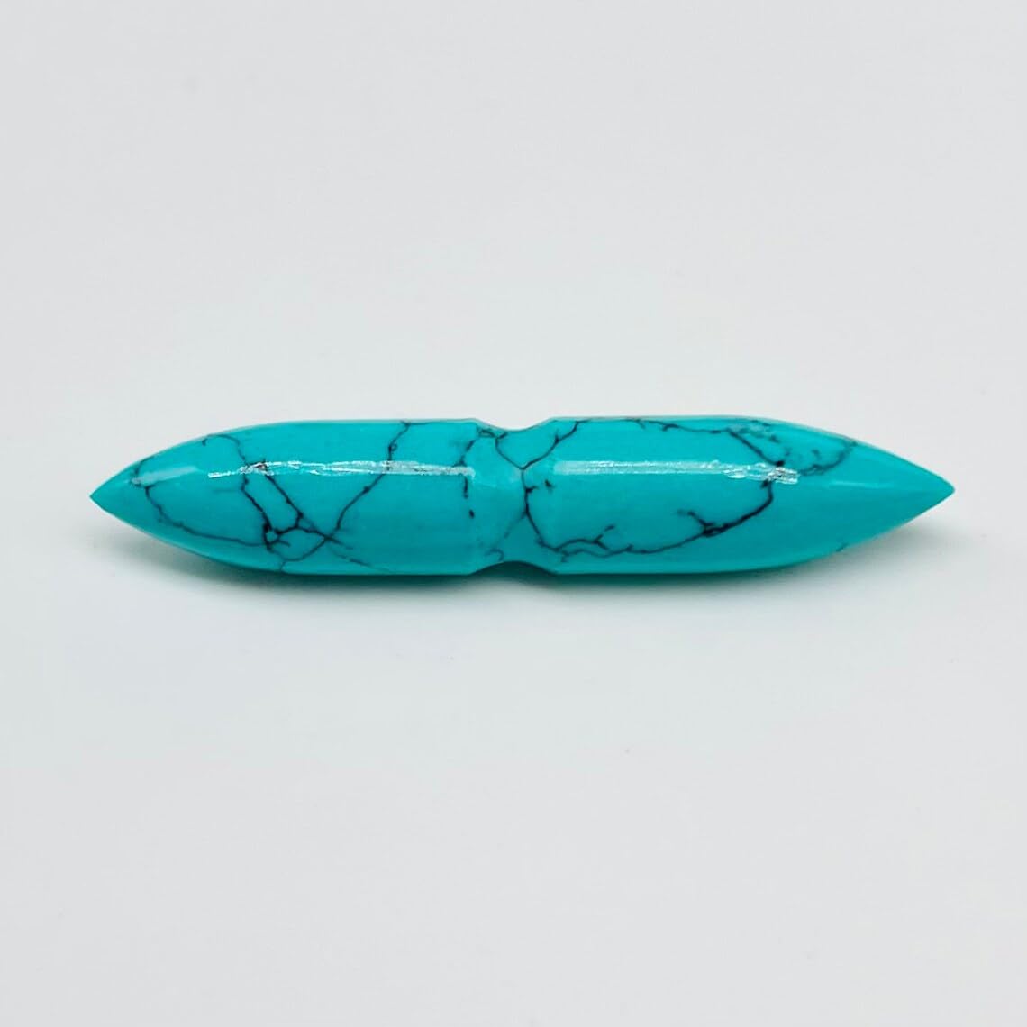 BodyJewels007's Handmade Blue Turquoise Gemstone Septum Notch Tusk Spike Nipple Ring Naga Body Piercing Jewelry 12g (2mm) to 1/2" (12mm) Customized Size & Wholesale Available
