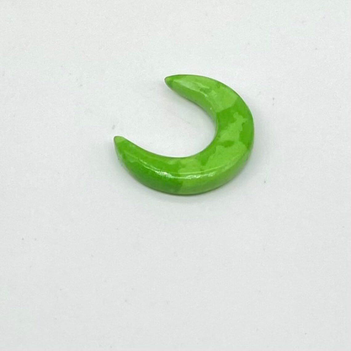 Body Piercing Jewelry Naga Septum Pincher with Green Turquoise Crystal for Septum, 12g (2mm) to 1/2" (12mm) Size