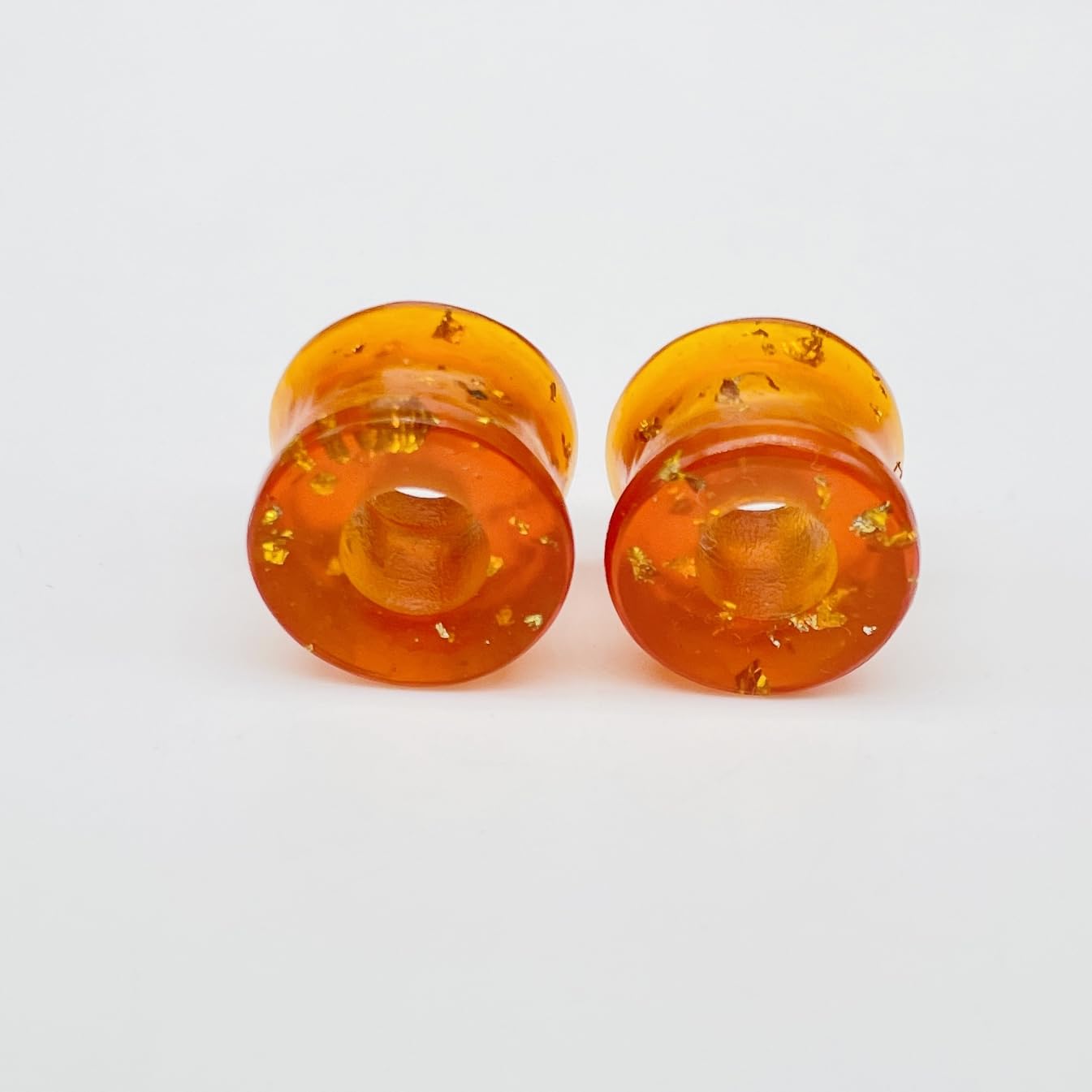 Amber Stone Handmade Naga Body Piercing Jewelry Plug Tunnel Gauges Size 6g (4mm) to 40mm Customized Sizes Wholesale Available