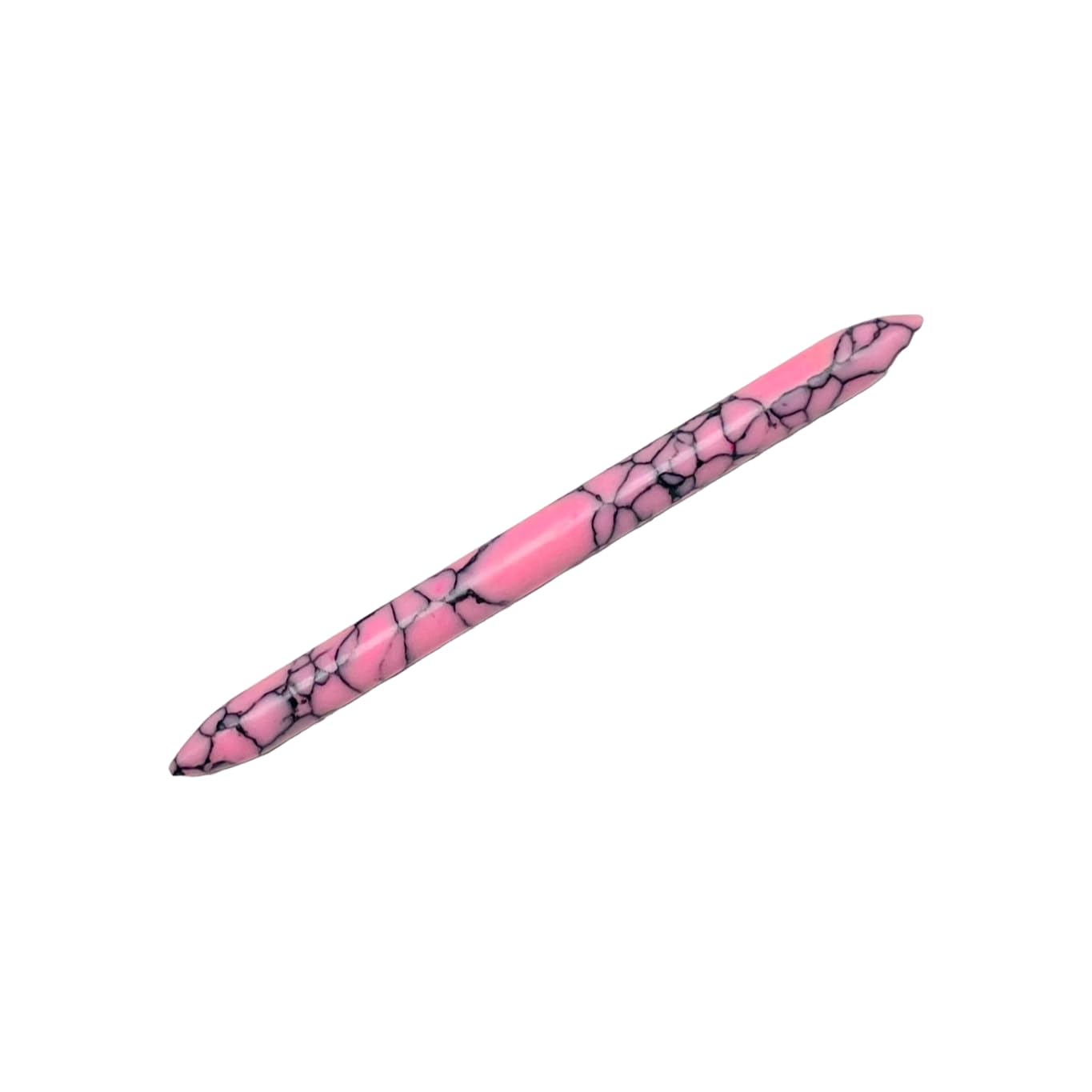 Tribal Septum Pincher & Tusk Spike Body Jewelry, 12g-1/2in, Pink Turquoise Crystal, Handmade