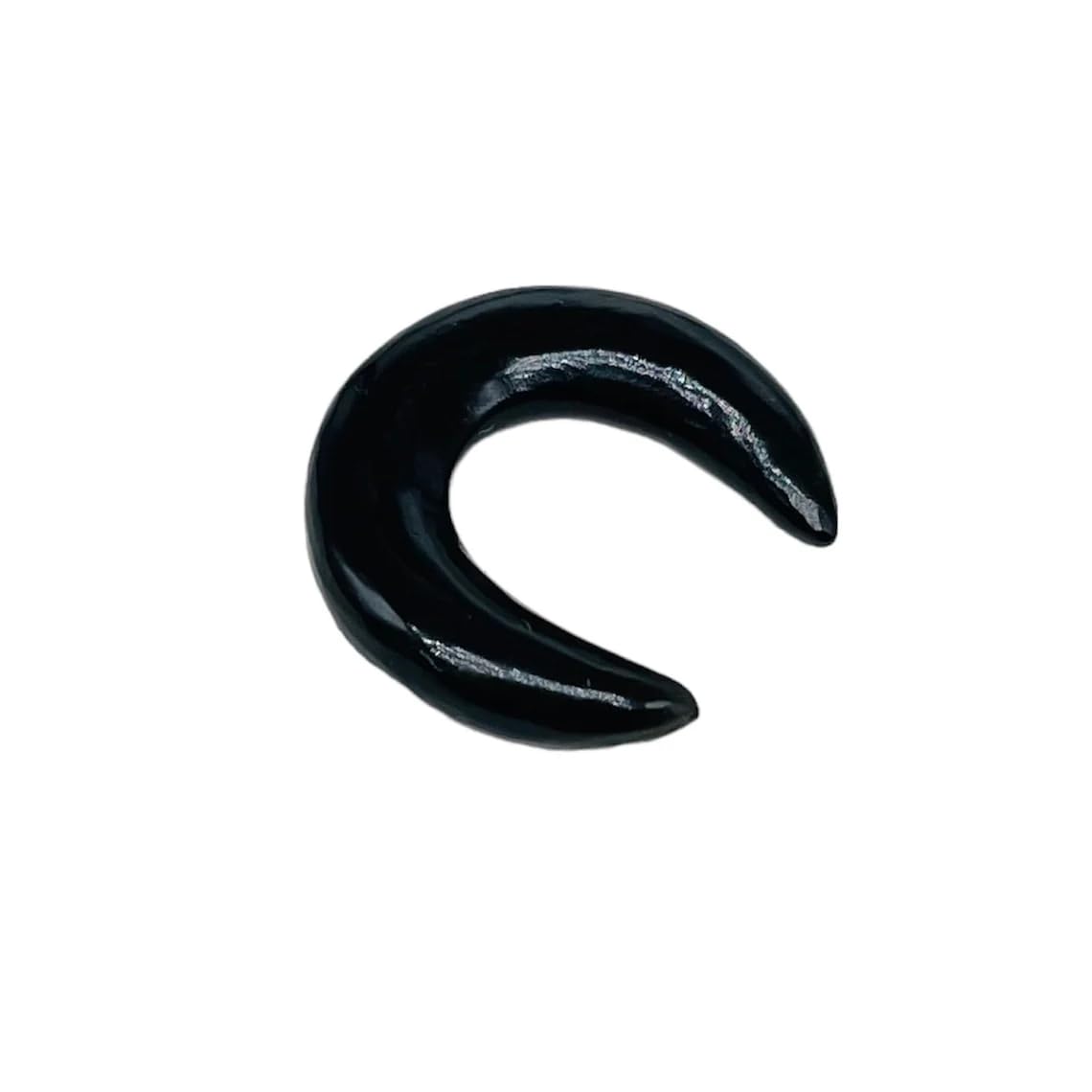 Black Obsidian Septum Pincher, Size12g to 1/2 inch