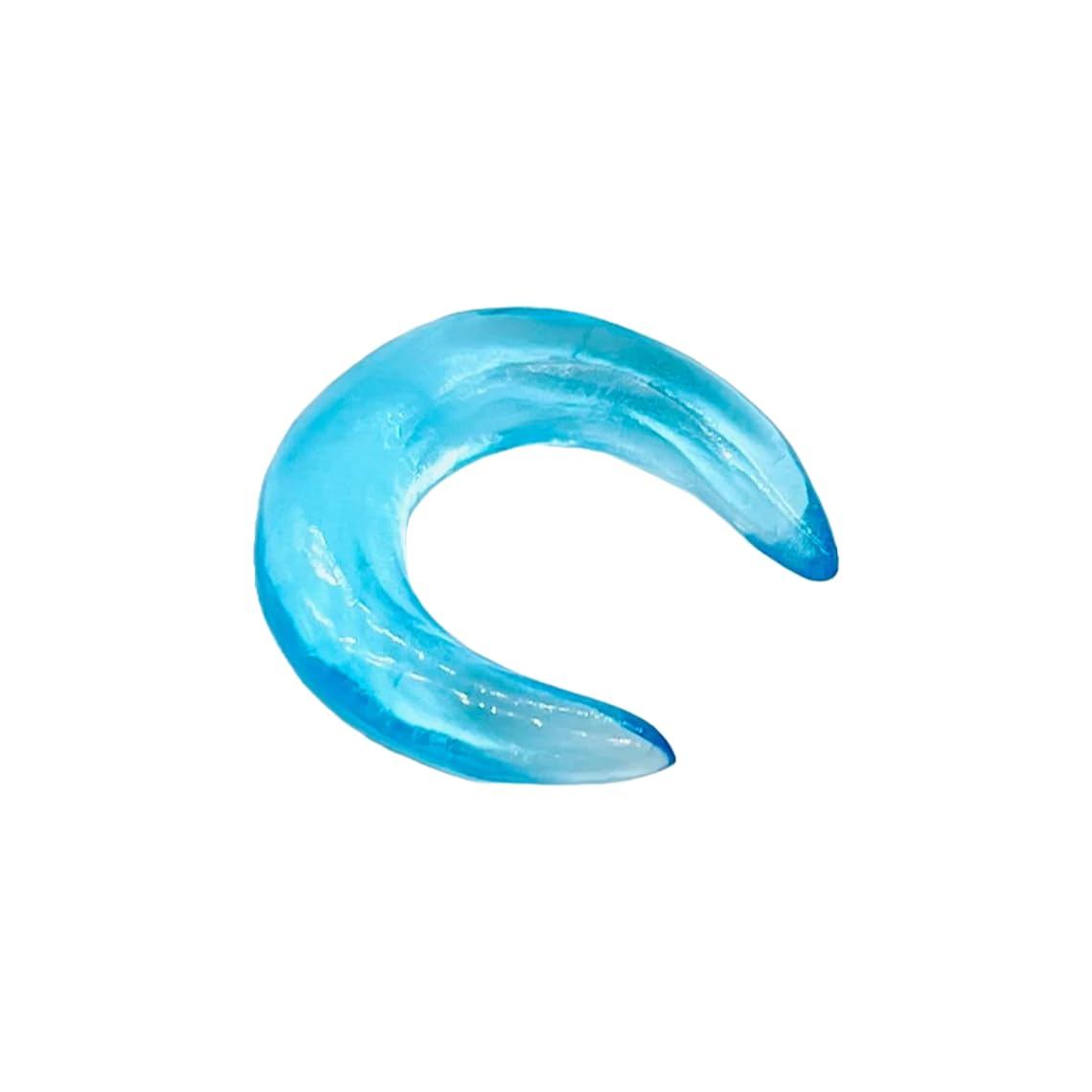 Topaz Stone Handmade Naga Body Piercing Tribal Septum Crescent Horseshoe Pincher Gauges, Sizes 2mm (12g) to 12mm (1/2 inch)