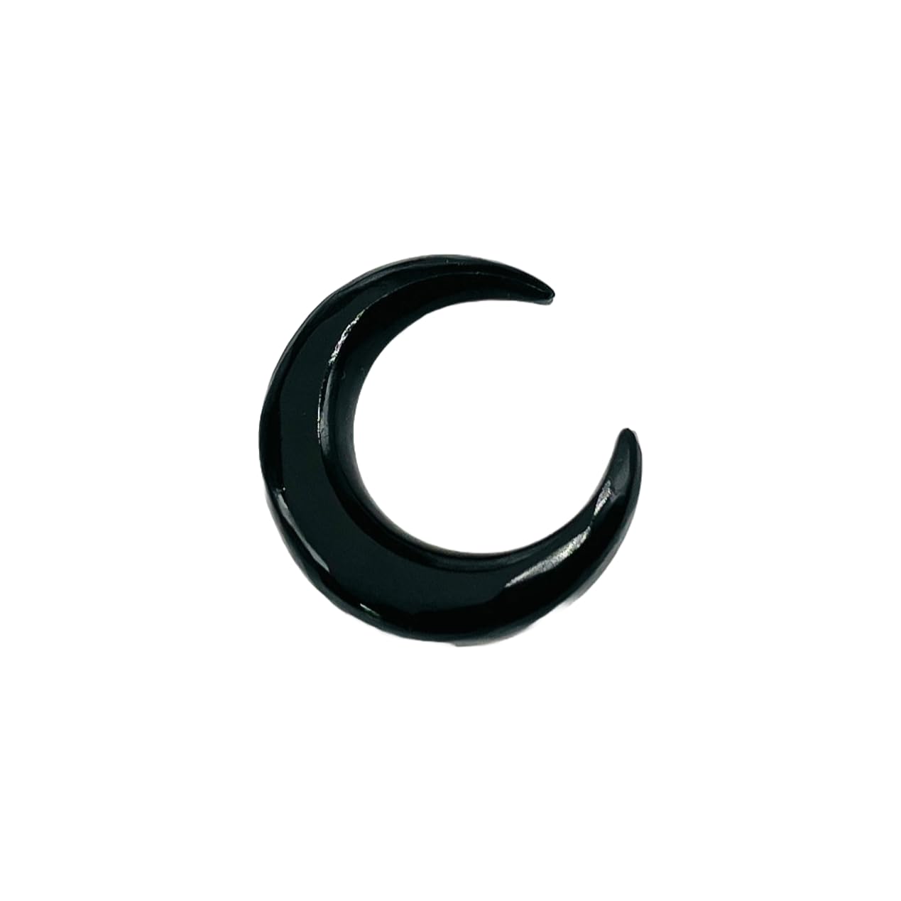 Natural Black Onyx Gemstone Handmade Naga Body Piercing Tribal Septum Horseshoe Pincher Gauges, 2mm (12g) to 12mm (1/2")