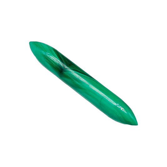 Natural Green Malachite Crystal Handmade Tribal Septum Tusk Spike Body Piercing Jewelry, 12g (2mm) to 1/2 inch (12mm), Customizable Sizes