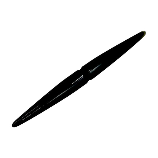 BodyJewels007's Natural Black Obsidian Crystal Handmade Body Piercing Jewelry, Sizes 14g (1.6mm) to 1/2 inch (12mm)