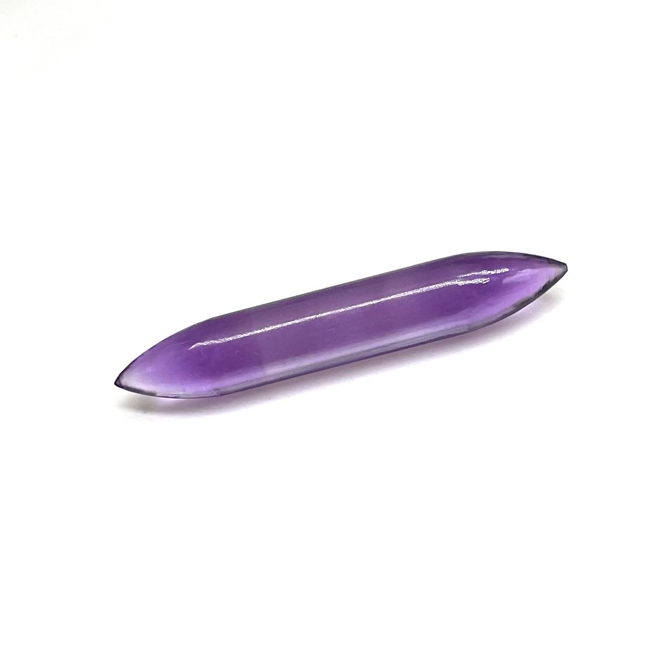 Septum Tusk Pincher Nose Piercing Body Jewelry, 14g (1.6mm) to 1/2" (12mm), Melody Crystal Healing Stone, Amethyst Gemstone Healing Stones for Meditation and Relaxation