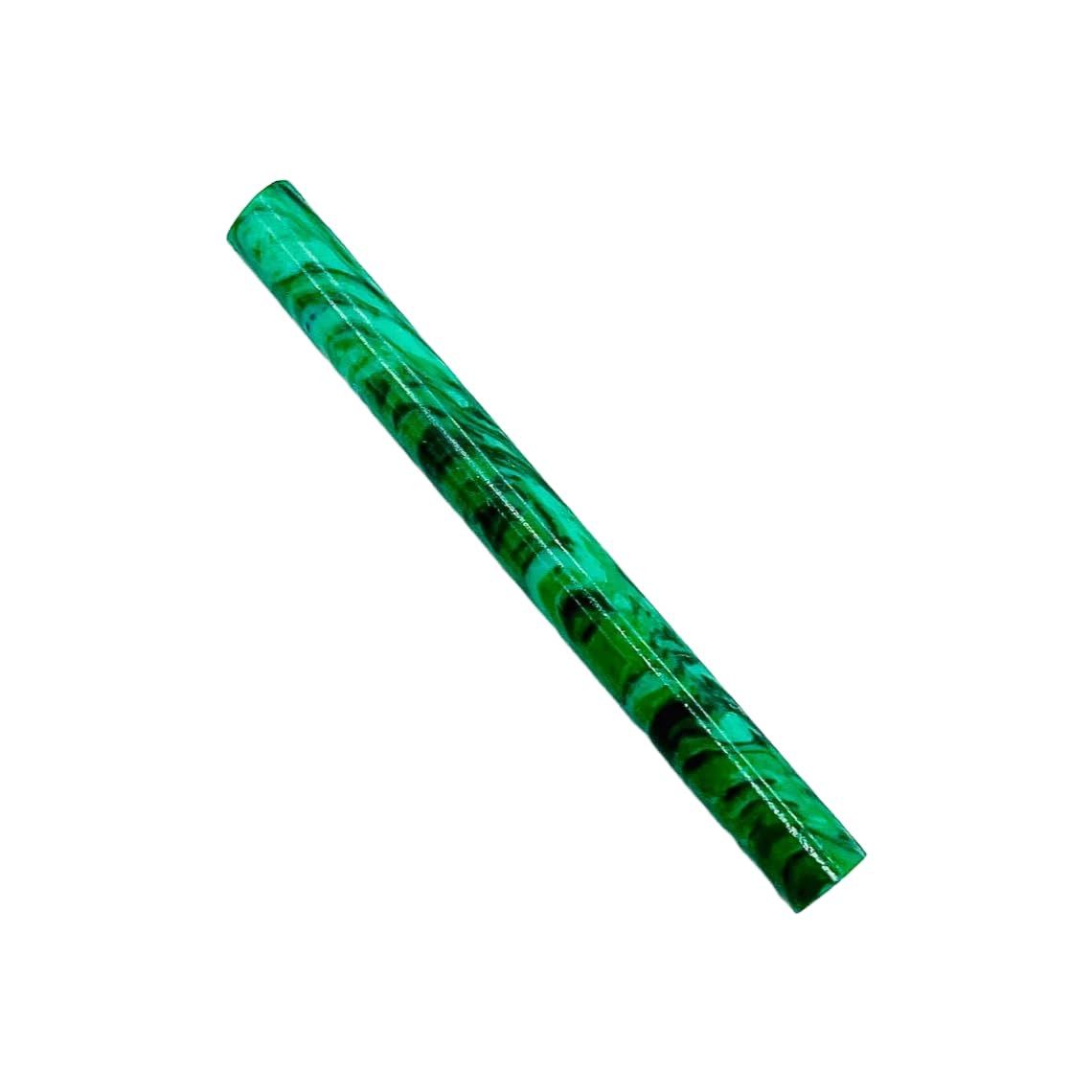 Green Malachite Crystal Handmade Naga Body Piercing Jewelry, Septum Tusk Gauges, 14g (1.6mm) to 1/2 inch (12mm), Customized Sizes Available