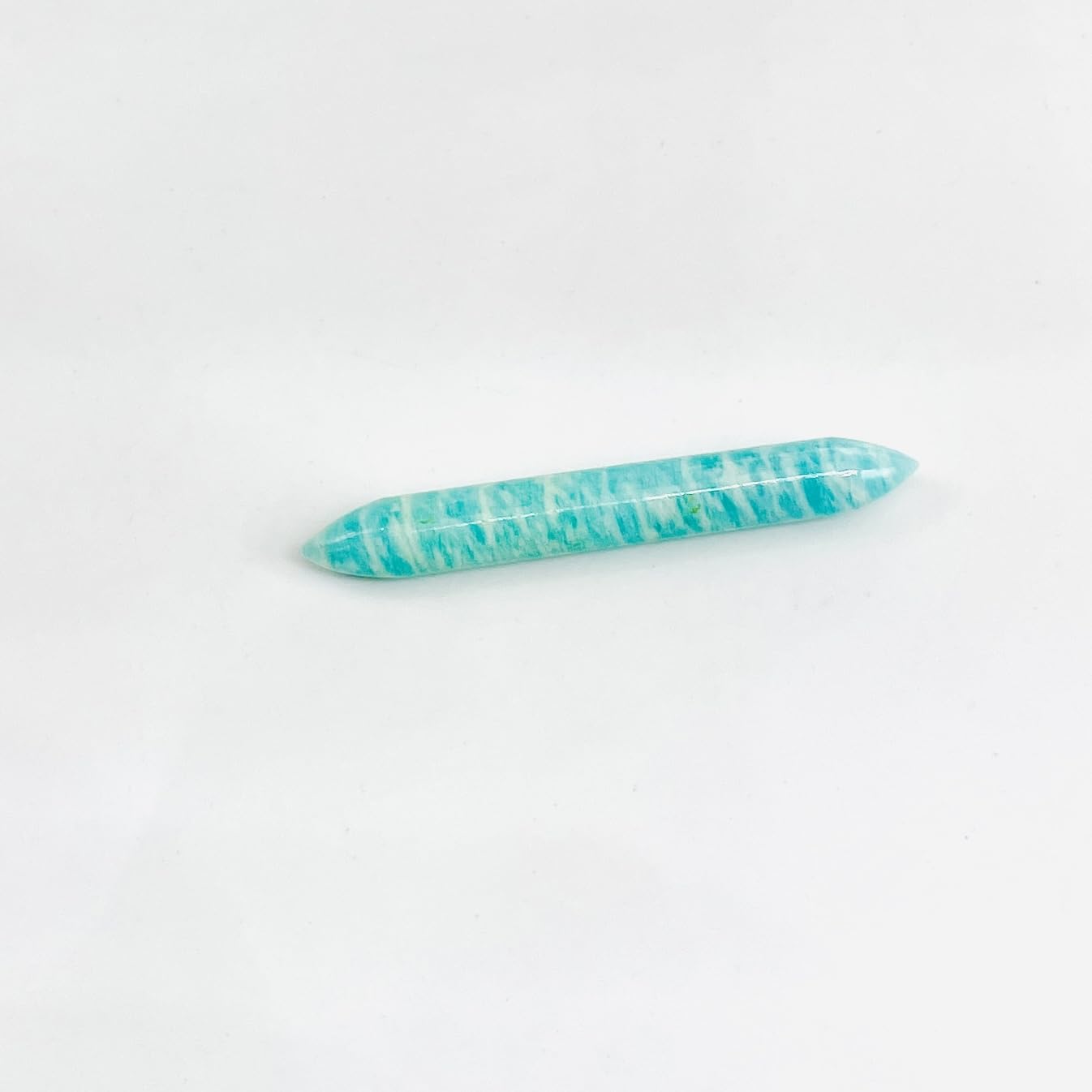 Naga Body Piercing Jewelry, Septum Tusk Spike Gauges, Size 12g (2mm) to 1/2" (12mm), Natural Amazonite Gemstone, Customized Size & Wholesale Available