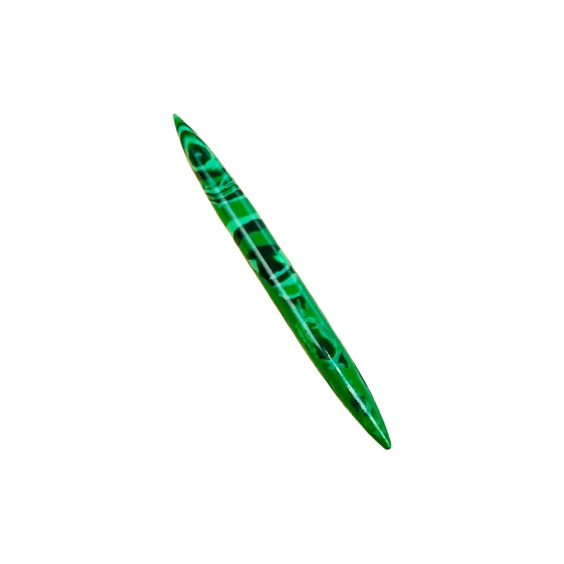 Malachite Crystal Tribal Septum Pincher & Spike Naga Body Piercing Jewelry Gauges, 12g (2mm) to 1/2 inch (12mm), Customized Size Available, Green
