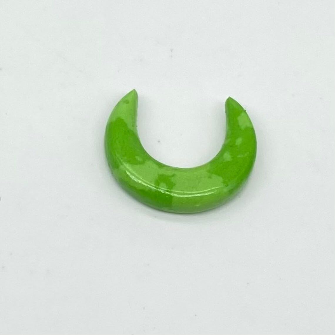 Body Piercing Jewelry Naga Septum Pincher with Green Turquoise Crystal for Septum, 12g (2mm) to 1/2" (12mm) Size