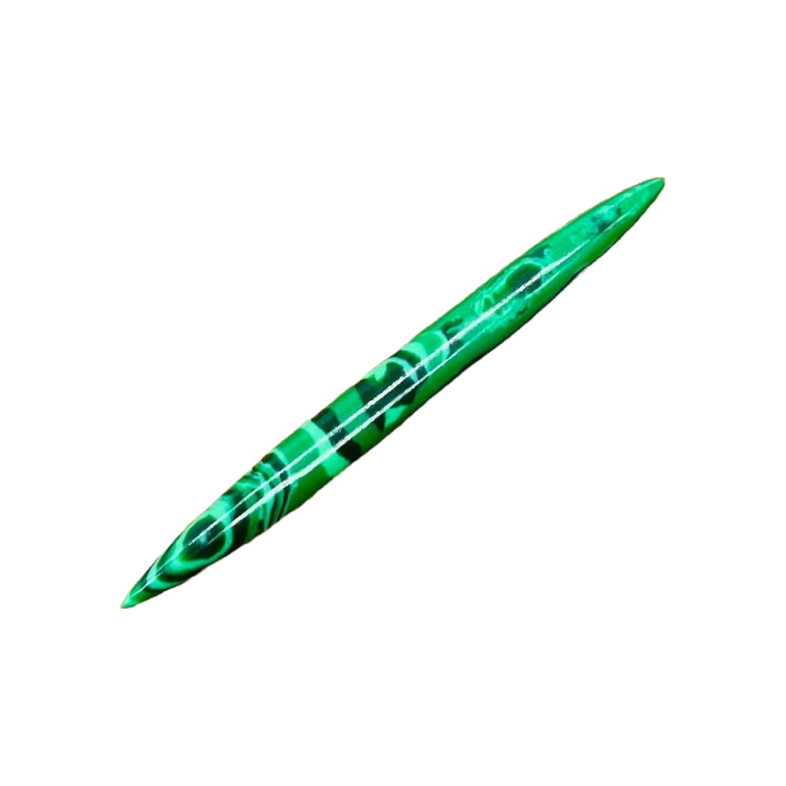 Malachite Crystal Tribal Septum Pincher & Spike Naga Body Piercing Jewelry Gauges, 12g (2mm) to 1/2 inch (12mm), Customized Size Available, Green