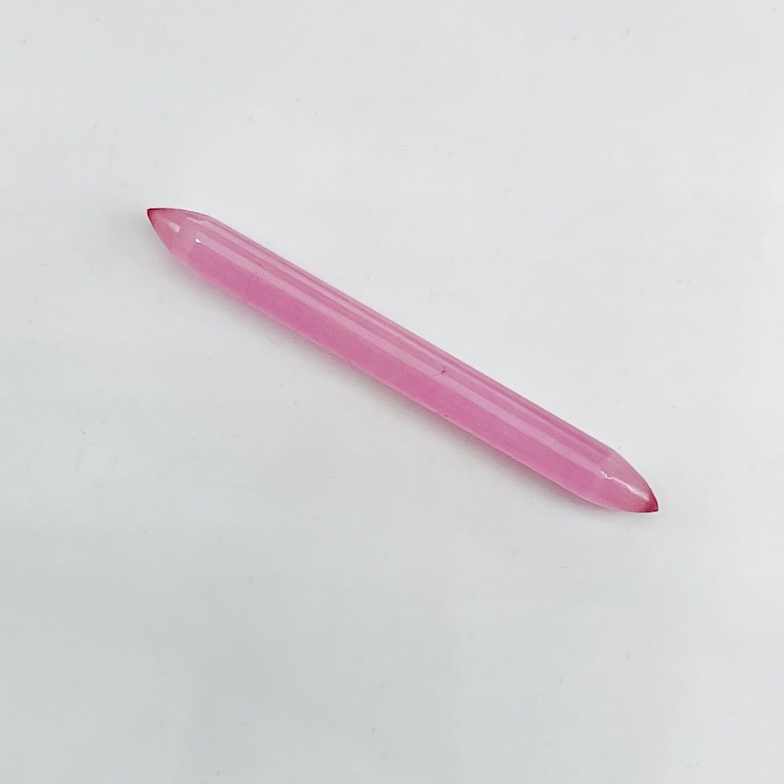 Pink Cat's Eye Stone Handmade Naga Body Piercing Jewelry Septum Tusk Spike Gauges 14g (1.6mm) to 1/2" (12mm) Customized Size & Wholesale Also Available