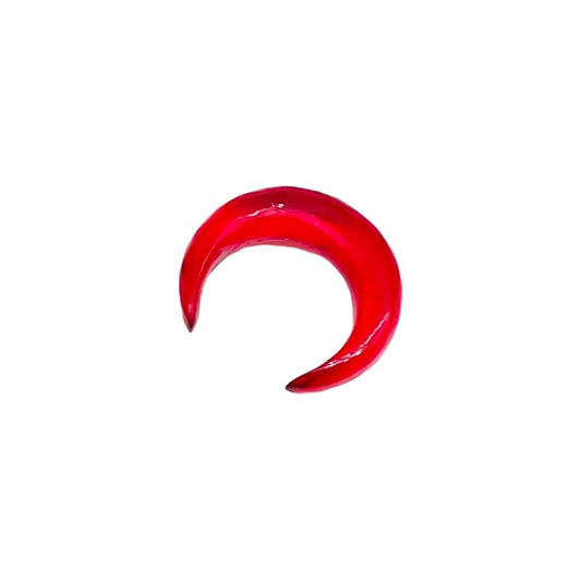 Red Quartz Stone Handmade Septum Pincher Tusk Naga Body Jewelry Gauges Size 12g (2mm) to 1/2" (12mm) Customized Size & Wholesale Also Available