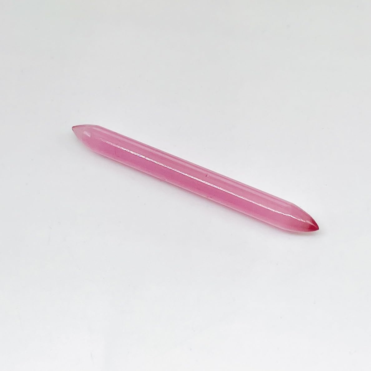 Pink Cat's Eye Stone Handmade Naga Body Piercing Jewelry Septum Tusk Spike Gauges 14g (1.6mm) to 1/2" (12mm) Customized Size & Wholesale Also Available