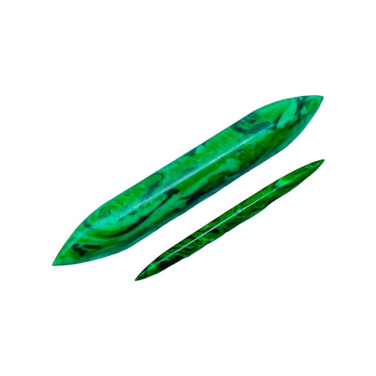 Green Malachite Crystal Handmade Naga Body Piercing Jewelry Tribal Septum Tusk, 14G (1.6mm) to 1/2 inch (12mm), Customized Size, Wholesale Available