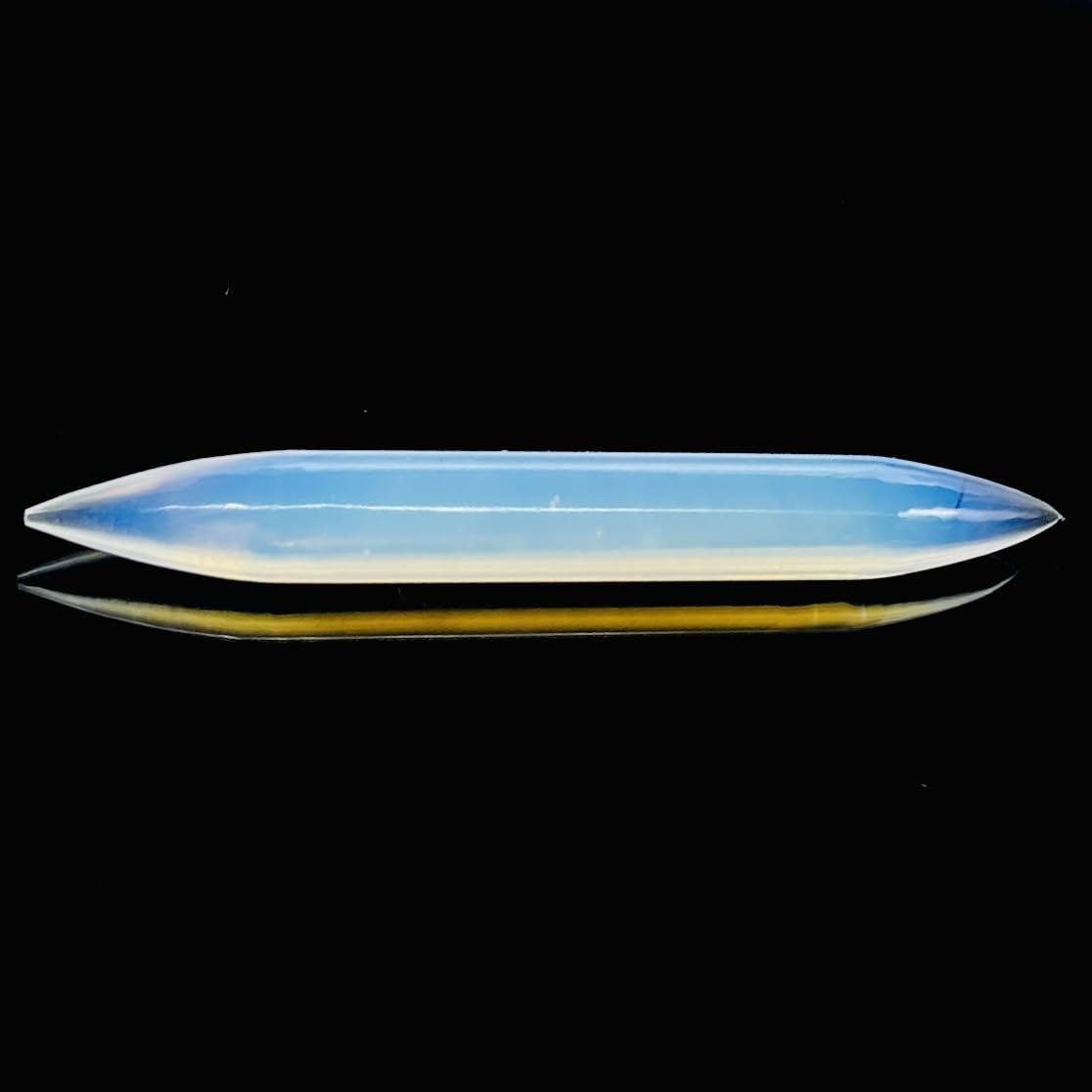 Opalite Glass Naga Body Piercing Spike, Sizes 1.6mm to 12mm