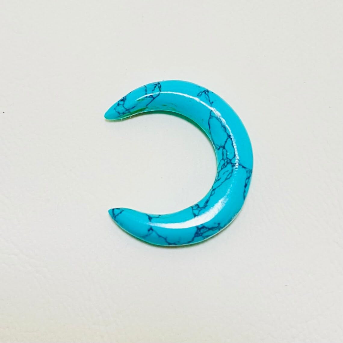 Body Jewelry 12G 2MM to 12MM - Naga Septum Pincher - Blue Turquoise Crystal - Nipple Ring - Cartilage Earring - Tribal Body Jewelry for Men and Women