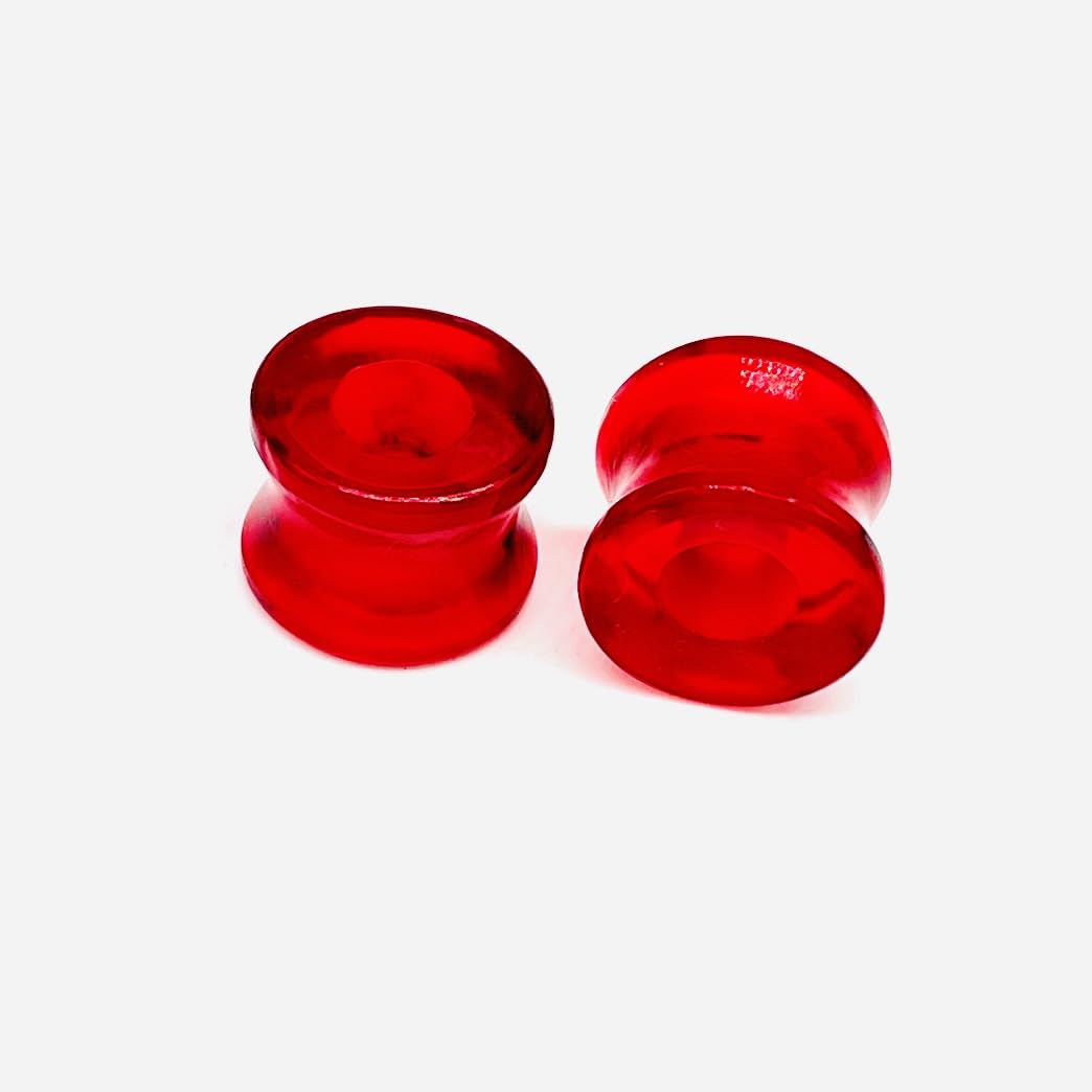 Red Quartz Stone Handmade Naga Body Ear Piercing Jewelry Plug Tunnel Gauges Size 6g (4mm) to 40mm Customized Sizes & Wholesale Also Available
