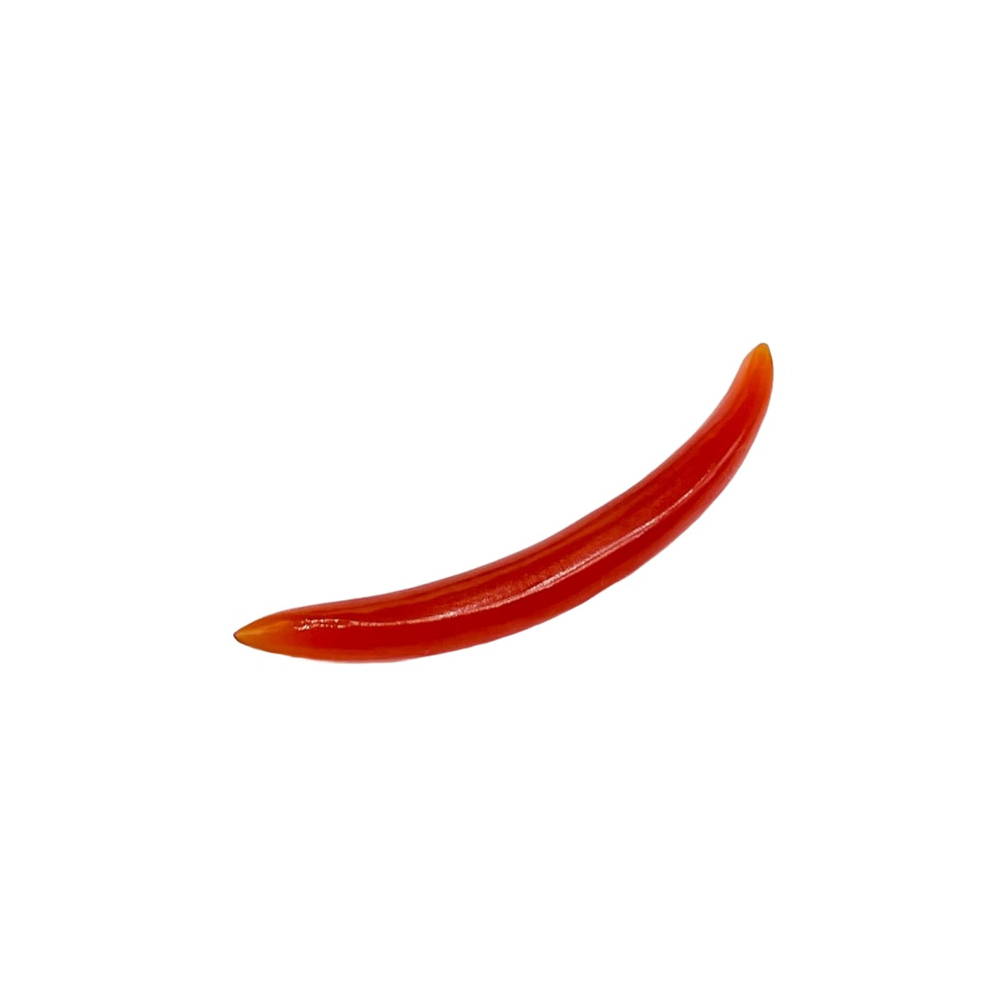 Natural Red Onyx Gemstone Handmade Naga Curved Spike Tusk Septum Piercing, 2mm (12g) to 12mm (1/2"), Customizable