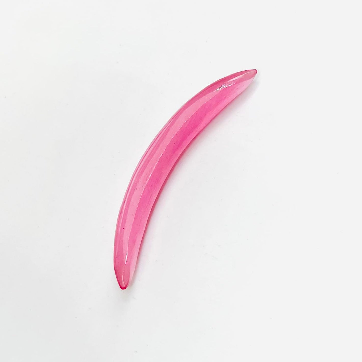 BodyJewels007 Piece of Pink Cat's Eye Stone Handmade Naga Body Piercing Jewelry Curved Septum Tusk Pincher Gauges Size 12g (2mm) to 1/2" (12mm) Customized Size & Wholesale Also Available