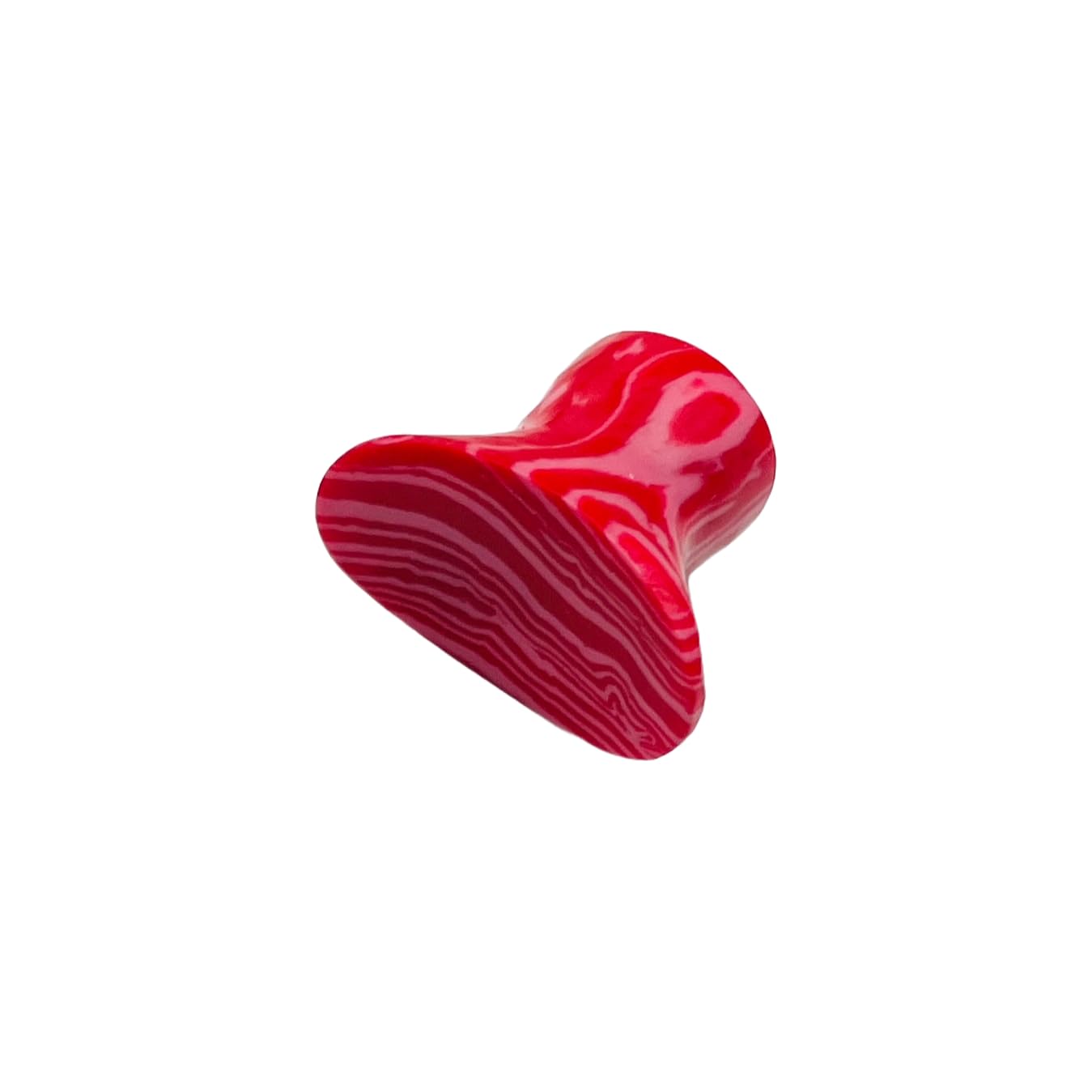 Red Malachite Crystal Body Piercing Labret Plugs, 2mm to 30mm Sizes