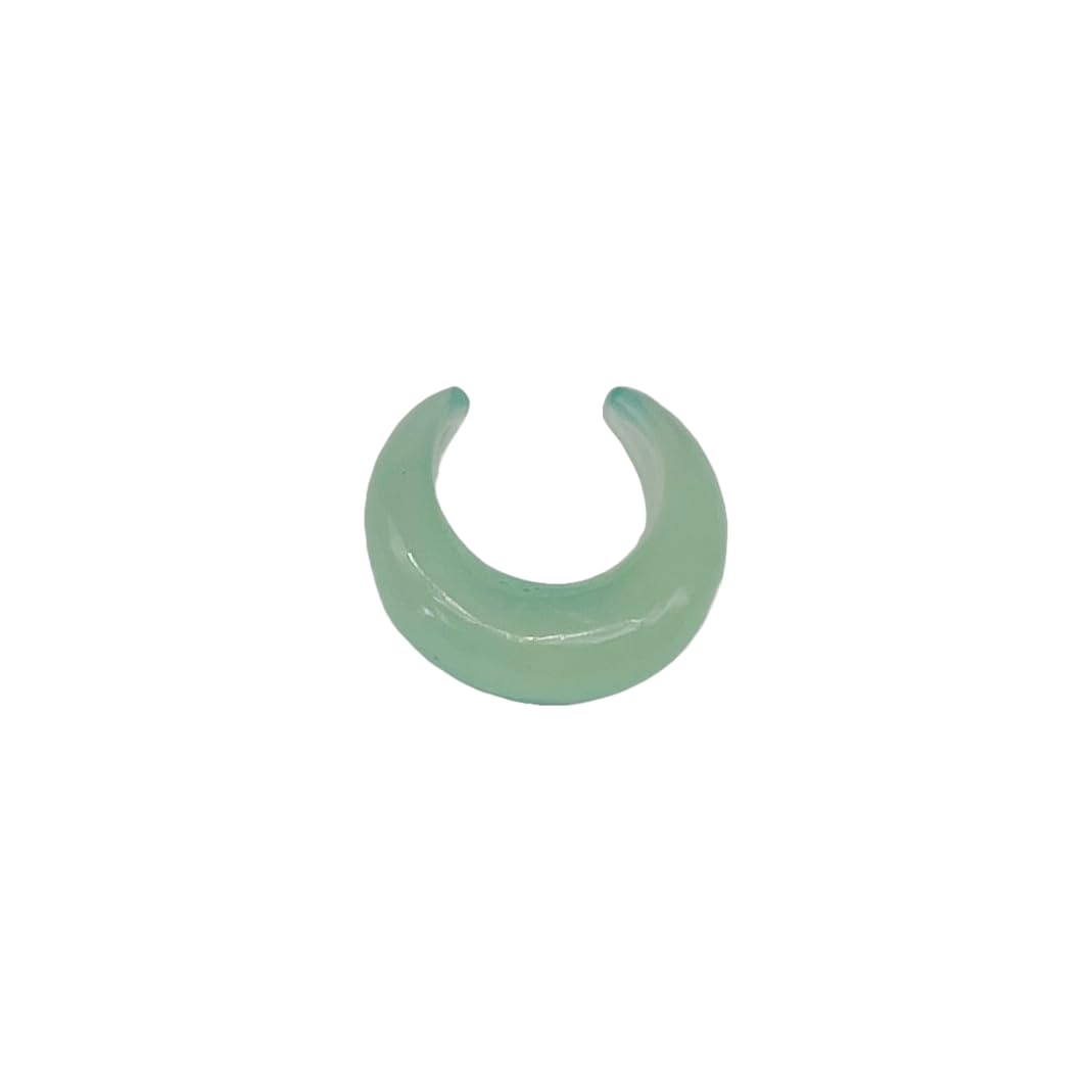 Aqua Chalcedony Gemstone Septum Crescent Pincher, Sizes 2mm to 12mm