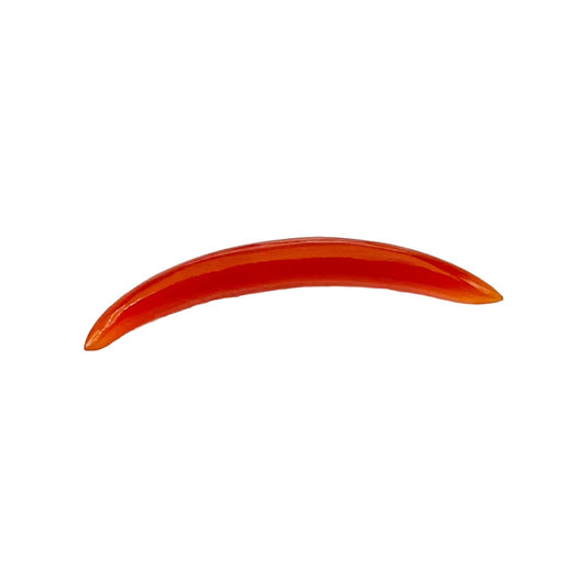 Natural Red Onyx Gemstone Handmade Naga Curved Spike Tusk Septum Piercing, 2mm (12g) to 12mm (1/2"), Customizable