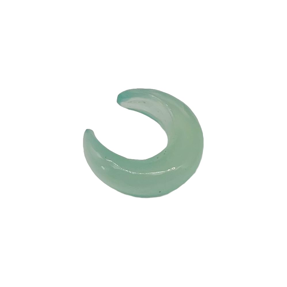 Aqua Chalcedony Gemstone Septum Crescent Pincher, Sizes 2mm to 12mm