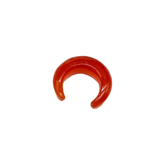 Natural Red Onyx Gemstone Septum Horseshoe Pincher Gauges, 2mm to 12mm Sizes