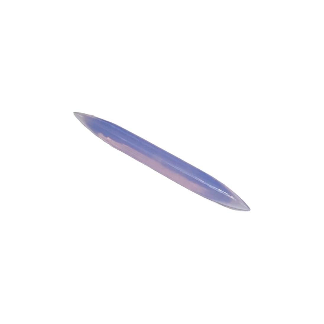 Lavender Chalcedony Gemstone Naga Body Piercing Spike, 1.6mm (14g) to 12mm (1/2 inch)