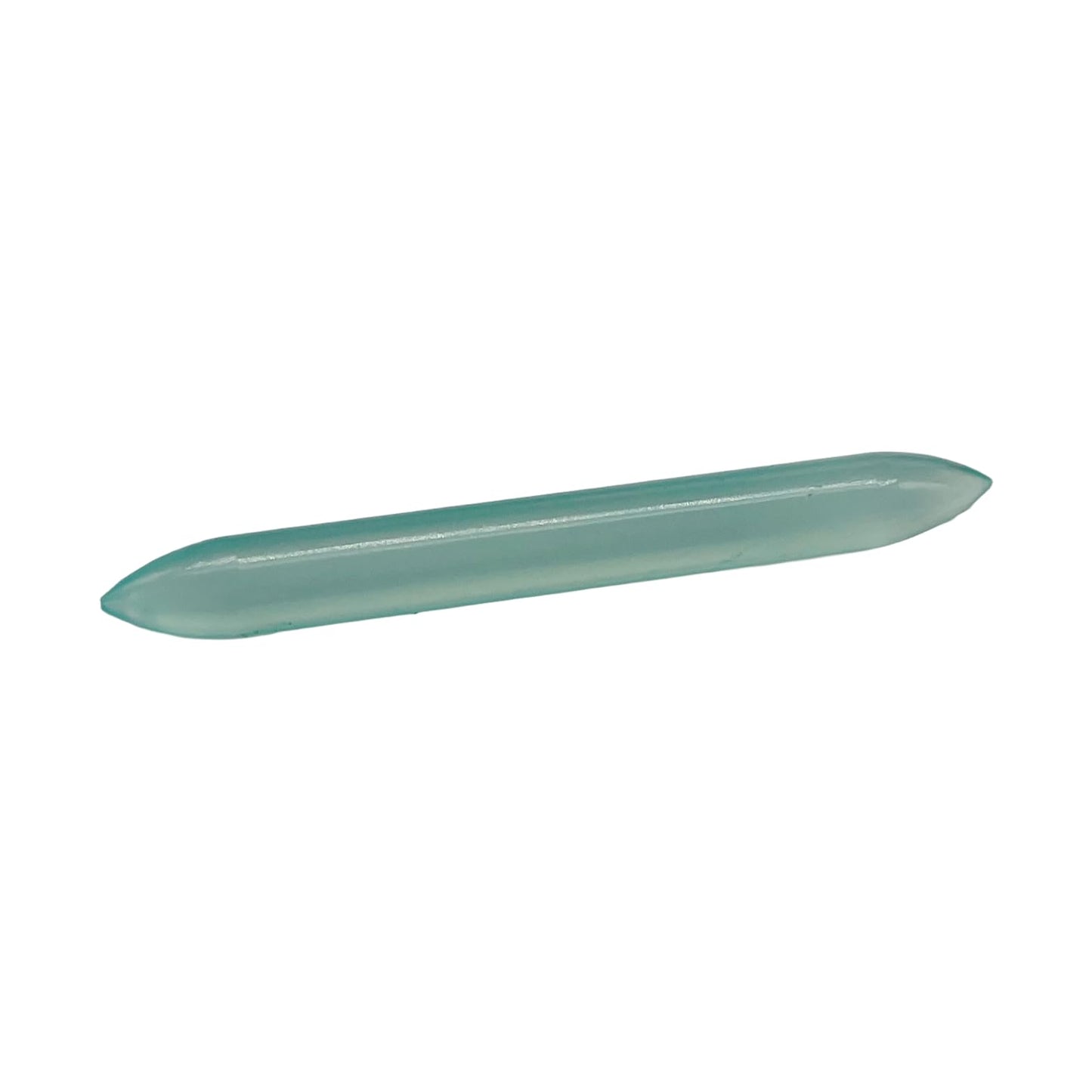 Handmade Aqua Chalcedony Gemstone Septum Spike Tusk Gauges, 1.6mm (14g) to 12mm (1/2"), Customized Sizes