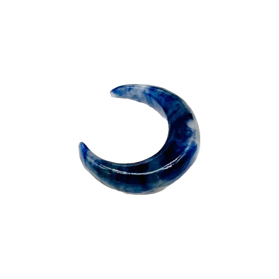 Natural Sodalite Gemstone Handmade Naga Body Piercing Tribal Septum Pincher & Tusk Spike Jewelry Gauges Size 12 g (2 mm) to 1/2" (12 mm) Wholesale Also Available