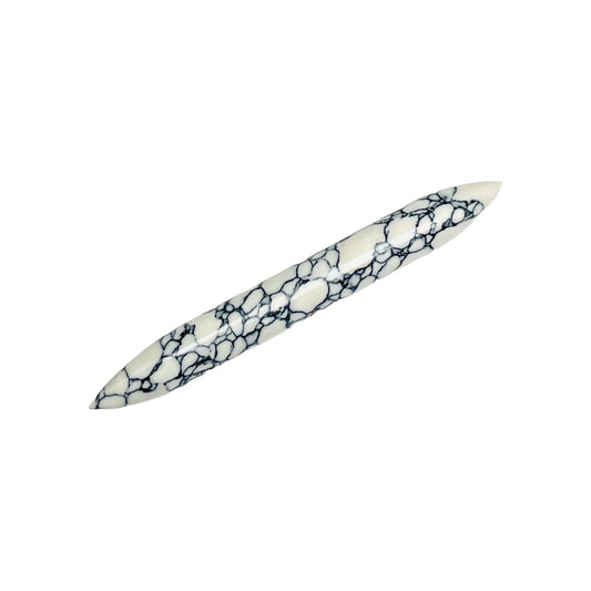 Howlite Crystal Septum Tusk Spike Nose Jewelry, Size 14g to 1/2", Wholesale Available
