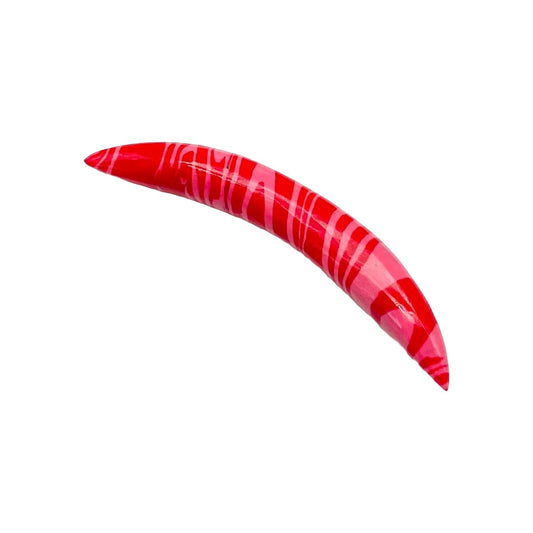 Red Malachite Crystal Naga Body Jewelry Nipple Ring Nose Piercing Curved Septum Tusk Pincher Gauges 14g (1.6mm) to 1/2" (12mm) Customized Size & Wholesale Also Available