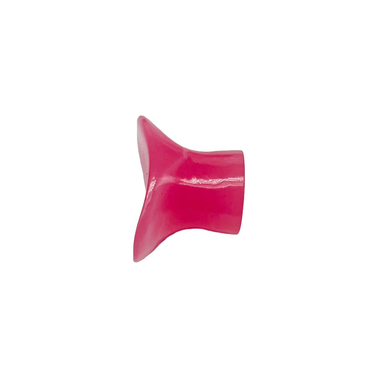 Rose Quartz Stone Labret Plug Gauge, 2 mm (12 g) to 30 mm, Handmade