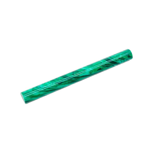 Green Malachite Crystal Handmade Naga Body Piercing Jewelry, Septum Tusk Gauges, 14g (1.6mm) to 1/2 inch (12mm), Customized Sizes Available