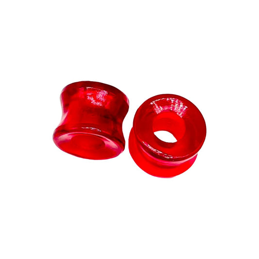 Red Quartz Stone Handmade Naga Body Ear Piercing Jewelry Plug Tunnel Gauges Size 6g (4mm) to 40mm Customized Sizes & Wholesale Also Available