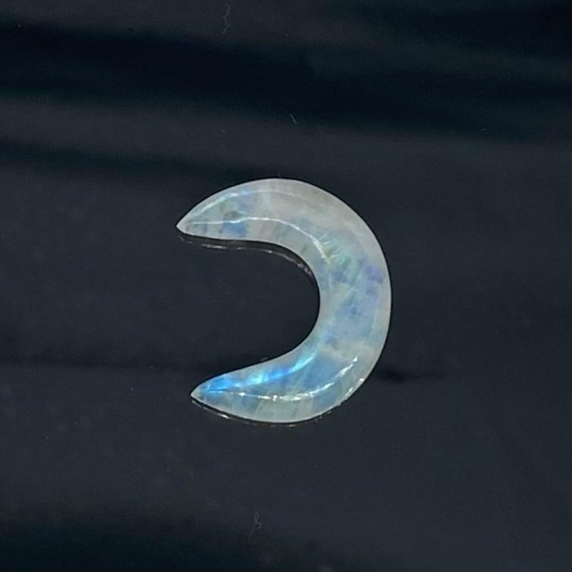 Moonstone Septum Pincher Gauges, Size 8g to 00g, Custom Sizes Available, Natural Gemstone Body Jewelry