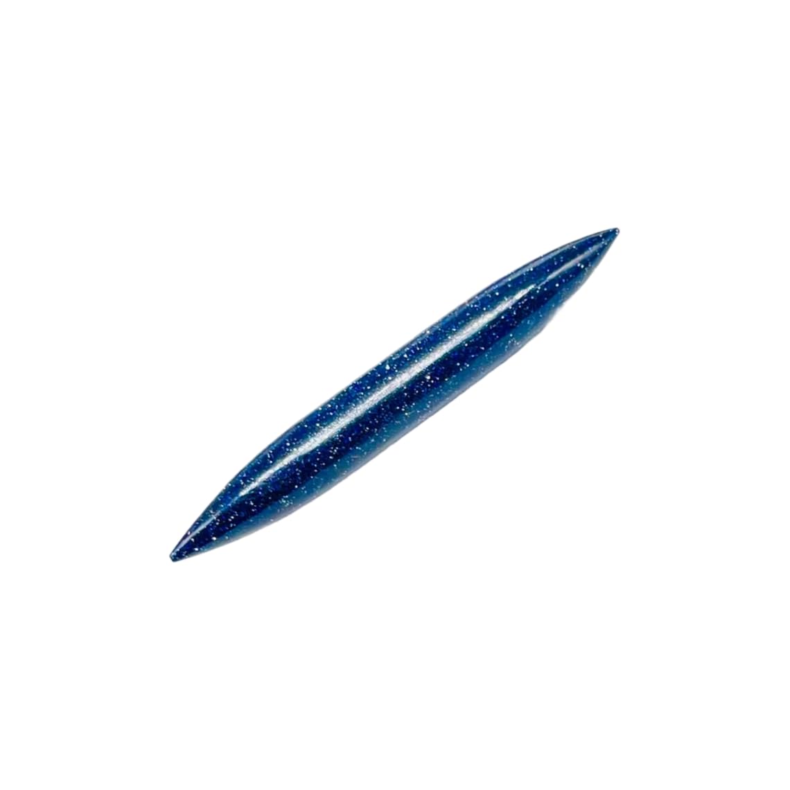 Blue Sunstone Crystal Handmade Tribal Septum Pincher & Straight Tusk Spike Naga Body Piercing Jewelry Gauges, 12g (2mm) to 1/2 inch (12mm), Customized Size