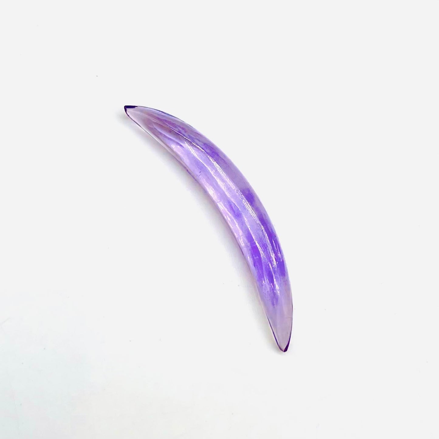 Natural Amethyst Gemstone Handcrafted Septum Tusk Pincher Nose Piercing Naga Body Jewelry Gauge Size 12g (2mm) to 0000g (12mm) Customized Size & Wholesale Also Available