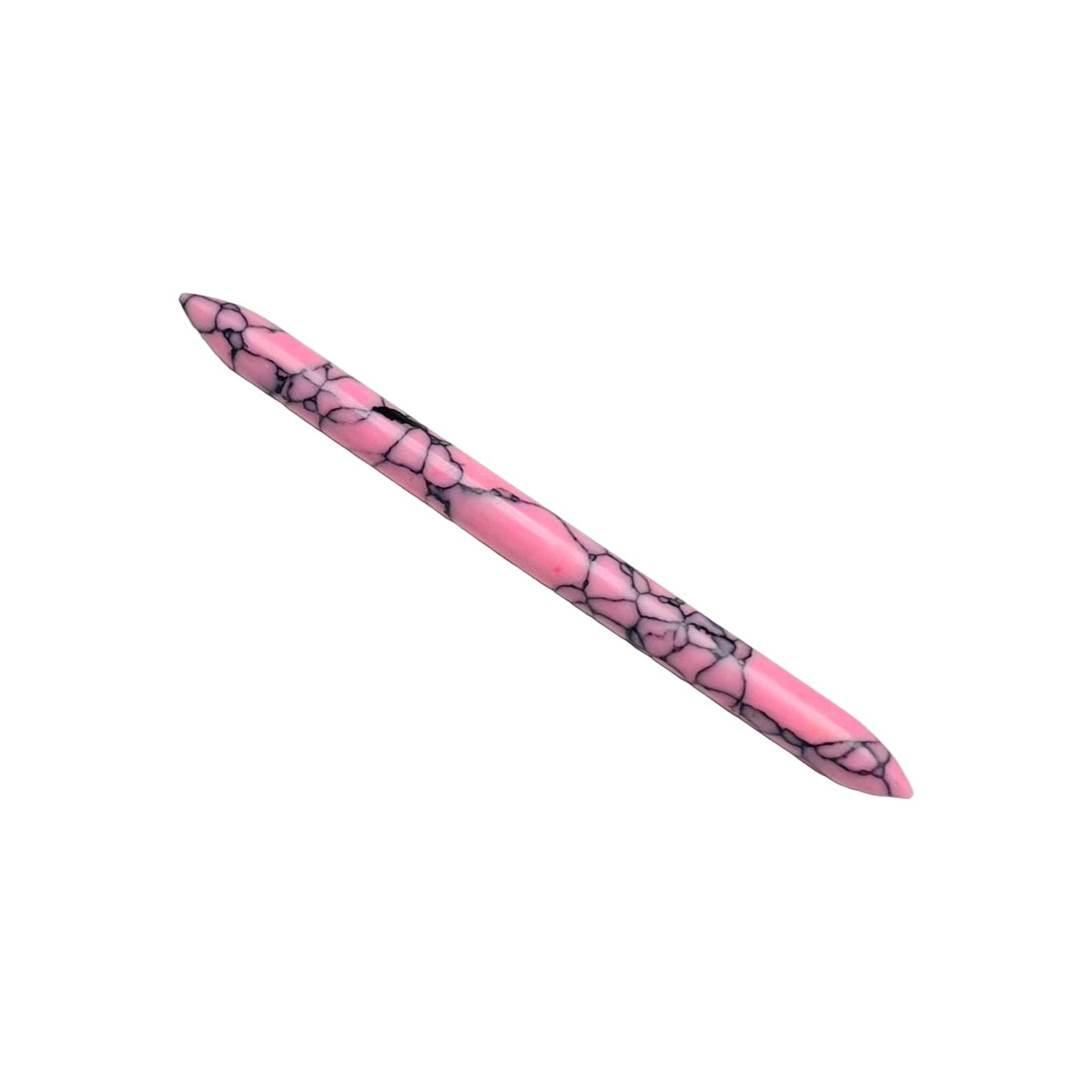 Tribal Septum Pincher & Tusk Spike Body Jewelry, 12g-1/2in, Pink Turquoise Crystal, Handmade