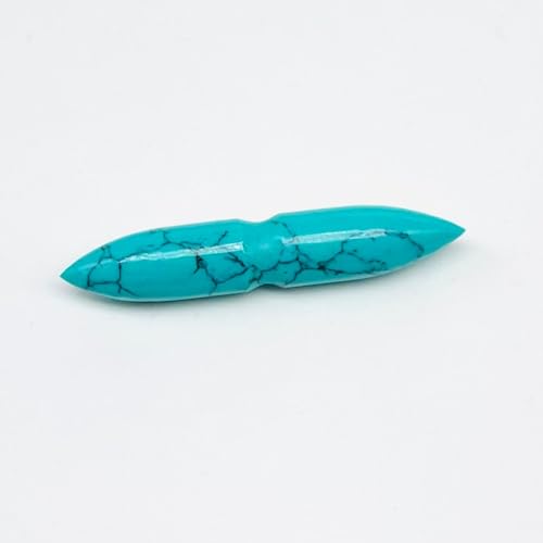 BodyJewels007's Handmade Blue Turquoise Gemstone Septum Notch Tusk Spike Nipple Ring Naga Body Piercing Jewelry 12g (2mm) to 1/2" (12mm) Customized Size & Wholesale Available