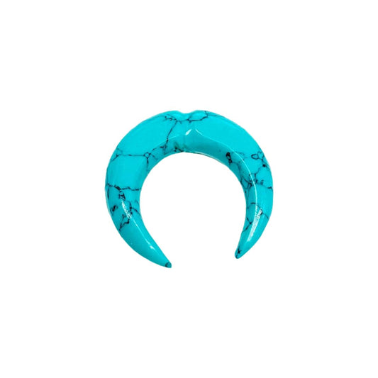 Turquoise Crystal Septum Pincher, 12g-1/2", Custom Sizes Available