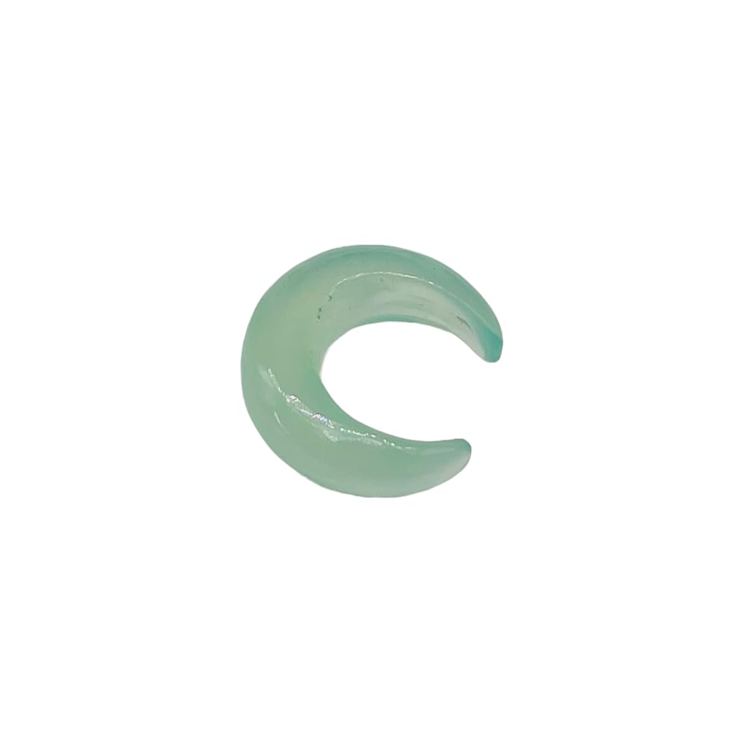 Aqua Chalcedony Gemstone Septum Crescent Pincher, Sizes 2mm to 12mm
