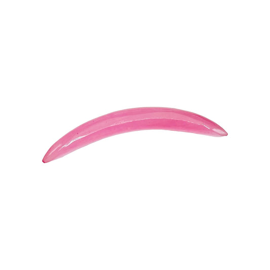 BodyJewels007 Piece of Pink Cat's Eye Stone Handmade Naga Body Piercing Jewelry Curved Septum Tusk Pincher Gauges Size 12g (2mm) to 1/2" (12mm) Customized Size & Wholesale Also Available